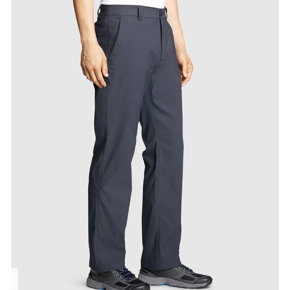 Eddie Bauer Men’s Takeoff Chino Gray Pants Size 36